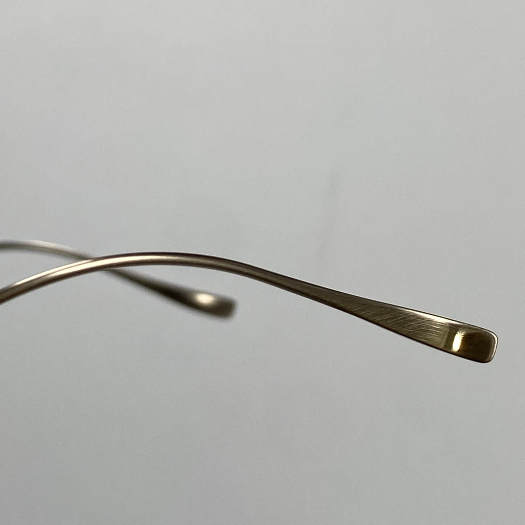 金子眼鏡 「VINTAGE」ライン / パント型 チタン BWG 度なしクリアレンズ  参考定価：40,000+tax