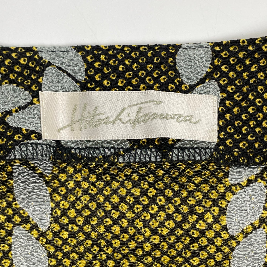 詩仙堂 Hitoshi Tamura / ロープ柄 しめ縄 ちりめん ノーカラージャケット 参考定価：30,000程度 SIZE:FREE