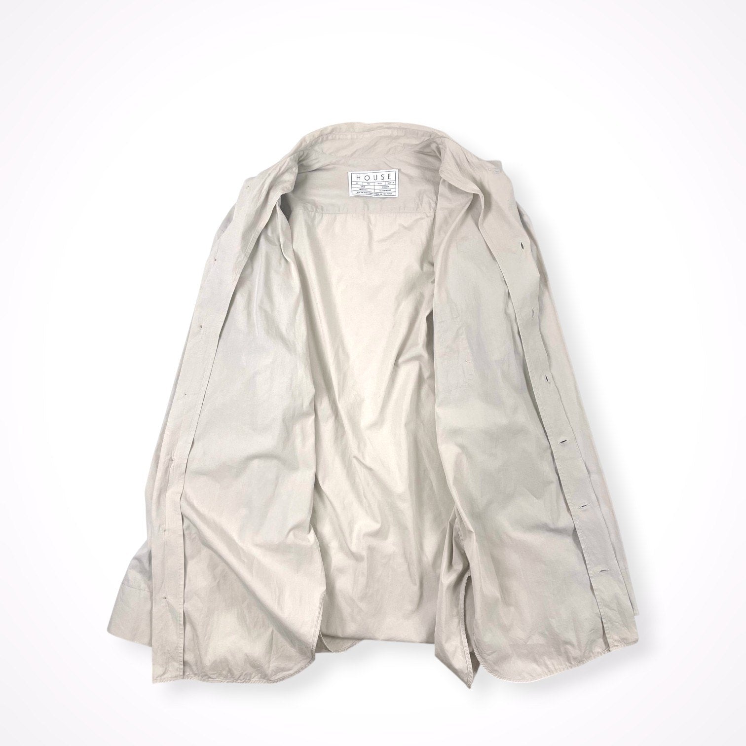 HOUSE OF THE VERY ISLAND / オープンカラーコットンシャツ 参考定価：40,000程度 SIZE:M