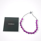 EMPORIO ARMANI / パープルクリスタルネックレス 参考定価：40,000程度