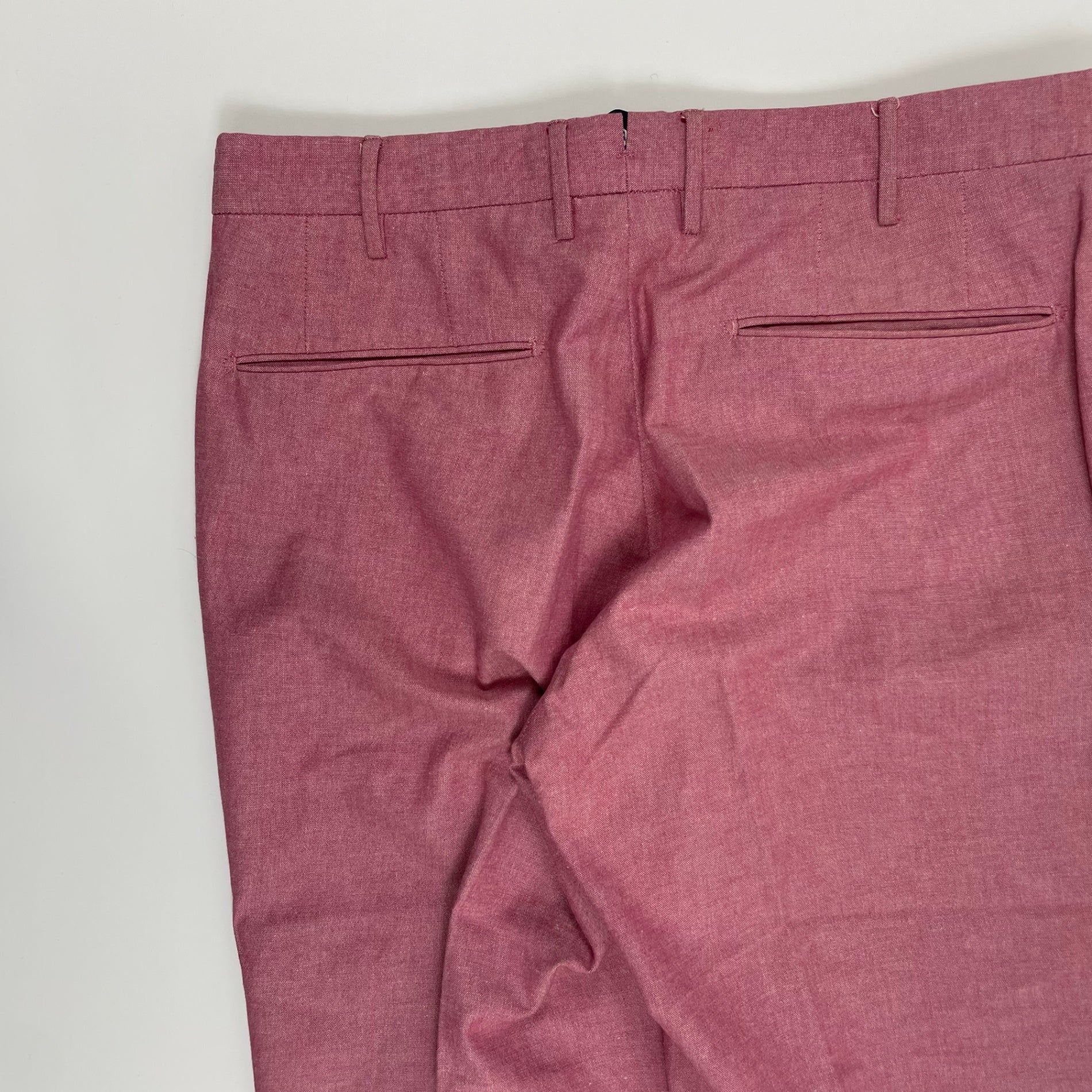 INCOTEX インコテックス / コットンスラックス SLACKS SLIM FIT 001X0 ピンク 参考定価：35,000程度 SIZE:48