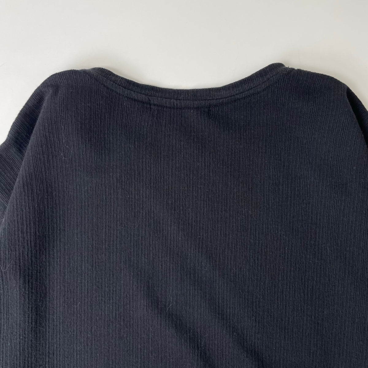 ISSEY MIYAKE MEN / 凹凸タイトリブTEE ブラック SIZE:1