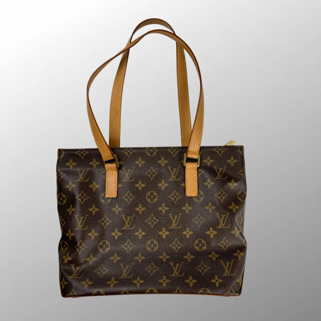 【鑑定済 美品】 LOUIS VUITTON ルイヴィトン / カバピアノ M51148 トートバッグ モノグラムキャンバス ブラウン 茶