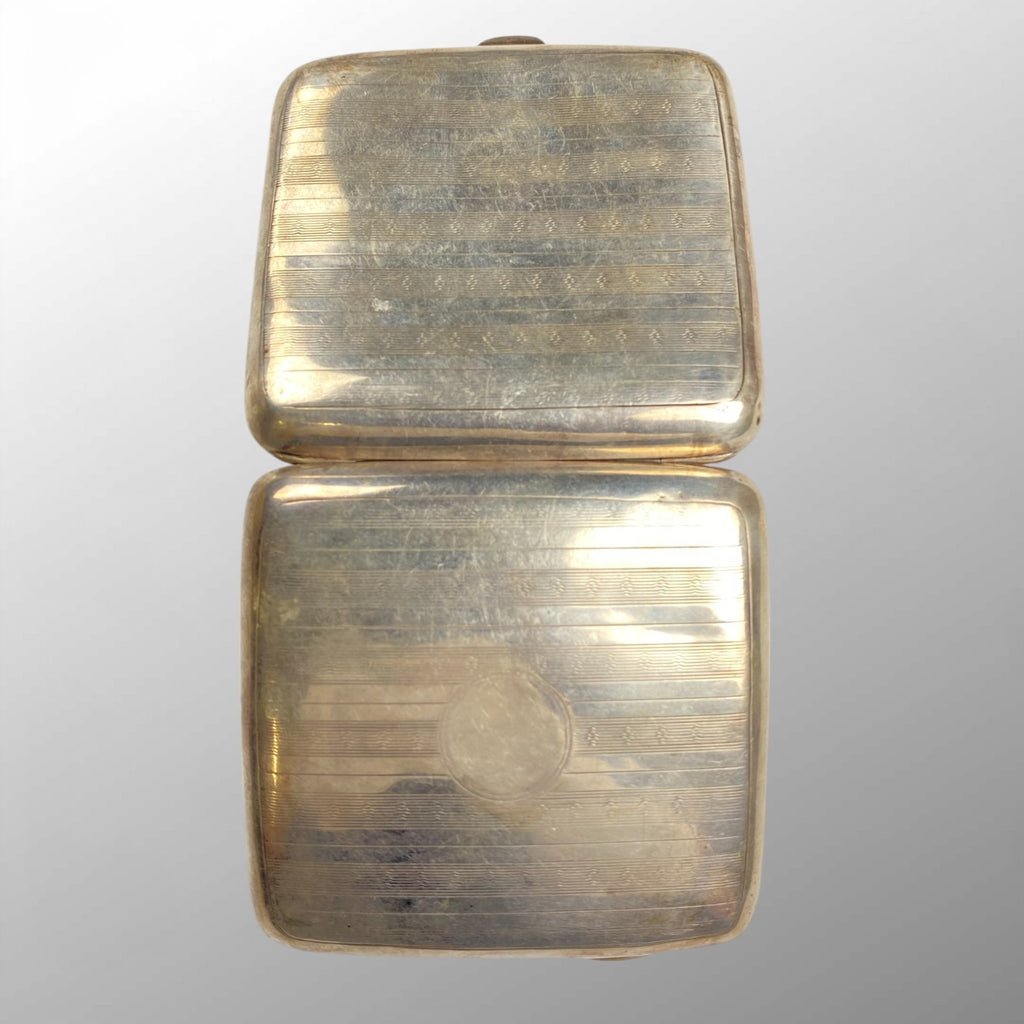 UK ANTIQUE アンティーク / 1921 シガレットケース ホールマーク【スタンダードマーク・Birmingham】