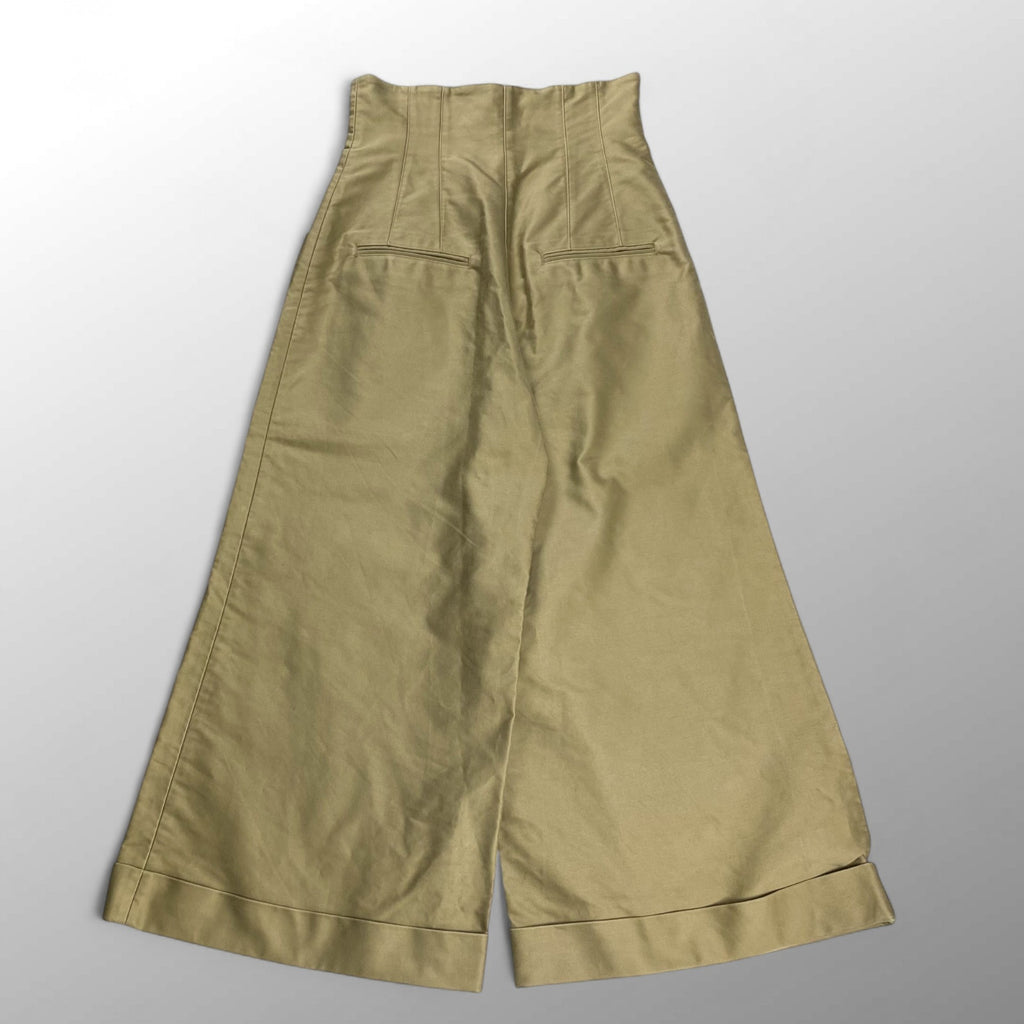 ELIN エリン / Chino patch-poc cropped pt チノ ハイウエストパンツ 参考定価：35,000+tax SIZE:38(M程度)