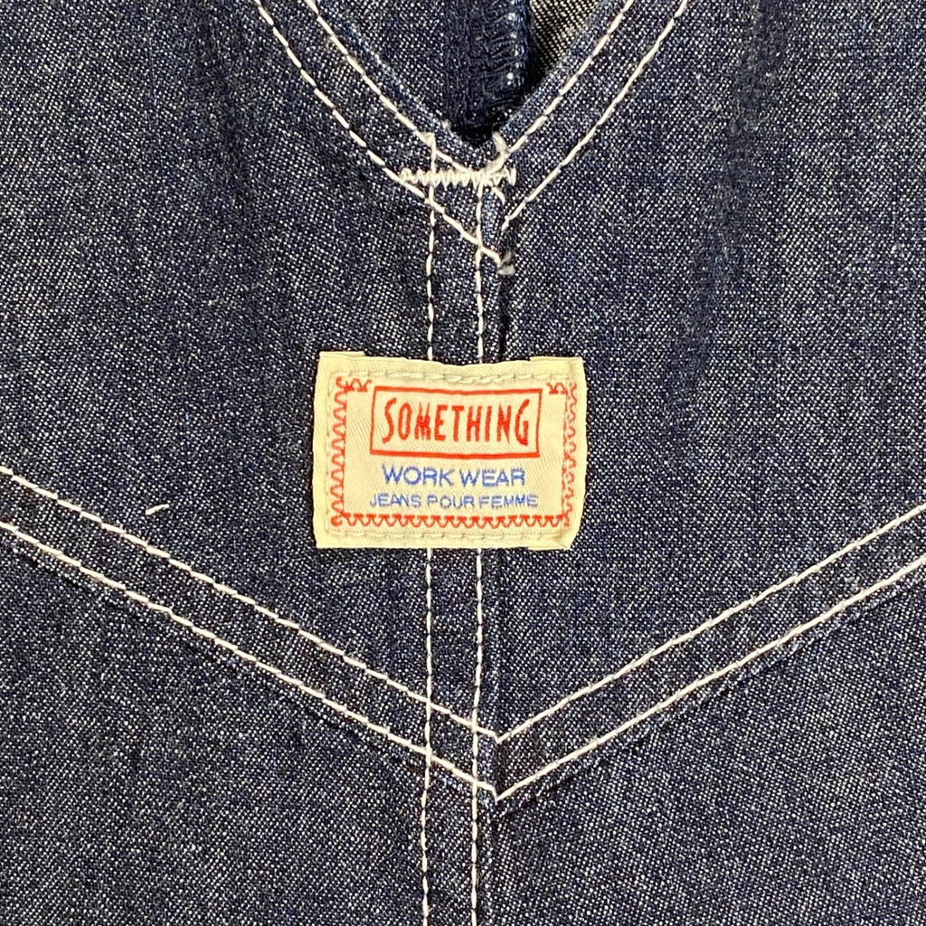 SOMETHING × FREAK'S STORE サムシング フリークスストア / コラボデニムオーバーオール 参考定価：13,630+tax SIZE:S
