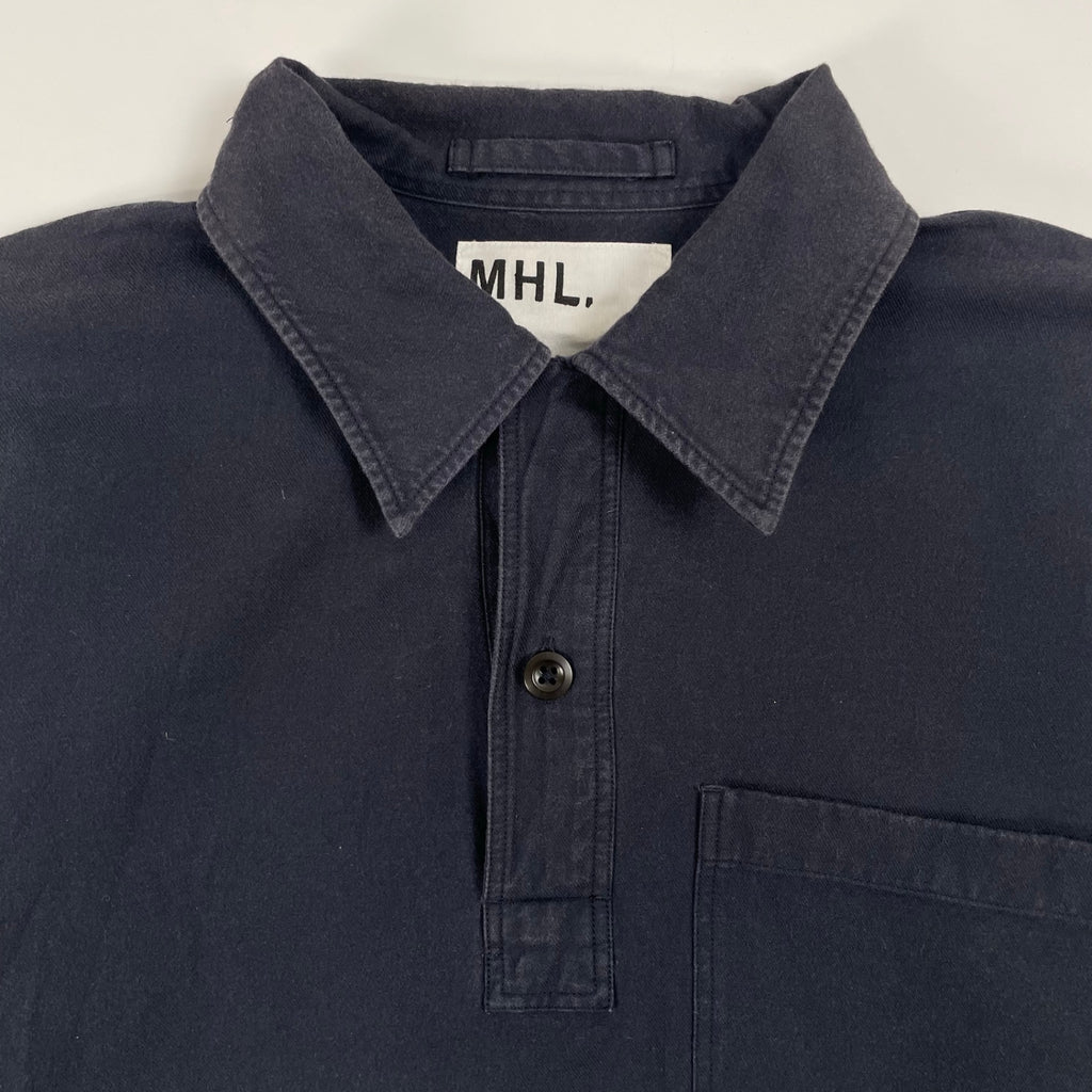 MHL. / 日本製コットンプルオーバーシャツ VINTAGE COTTON TWILL 参考定価：24,000程度 SIZE:S