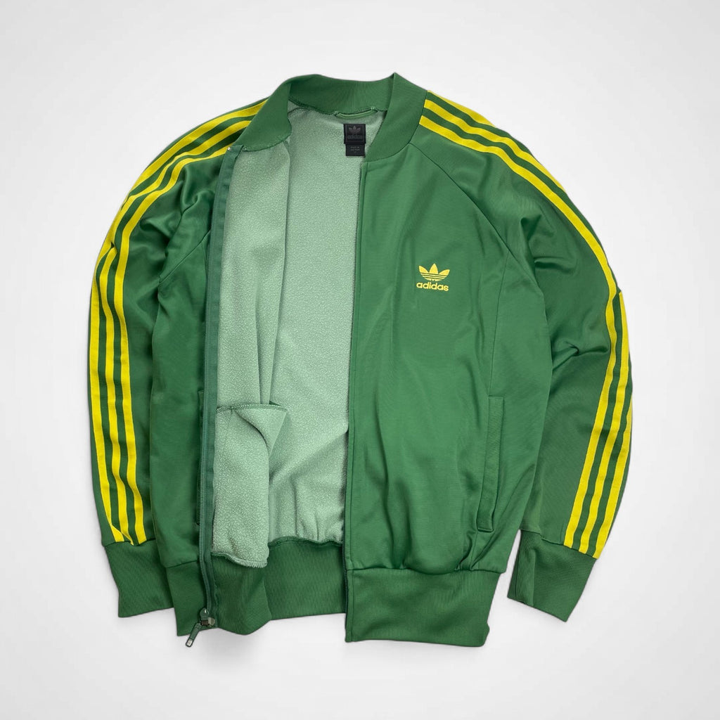 adidas アディダス / ATP復刻 トラックジャケット グリーン×イエロー 好配色 SIZE：M