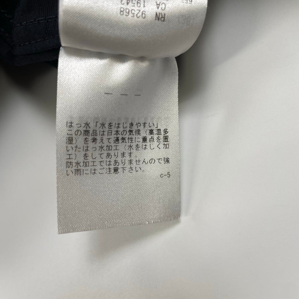 自由区 / 【カタログ掲載・撥水加工・洗える】 コットンナイロンタッサーブルゾン ブラック 参考定価：33,600+tax SIZE:7
