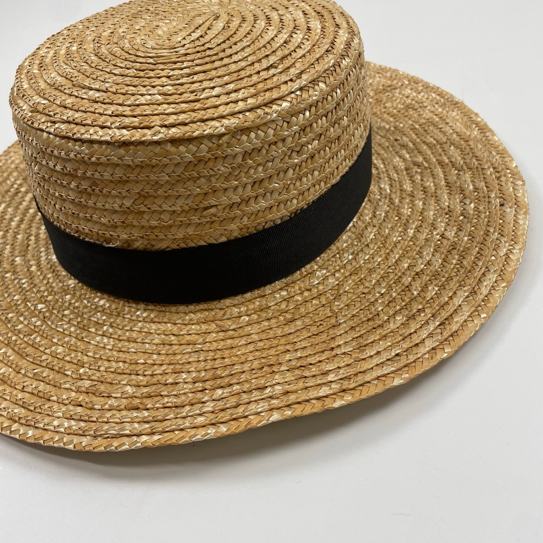 Lack of Color ラックオブカラー / ストローハット カンカン帽 参考定価：24,000程度 SIZE：56cm