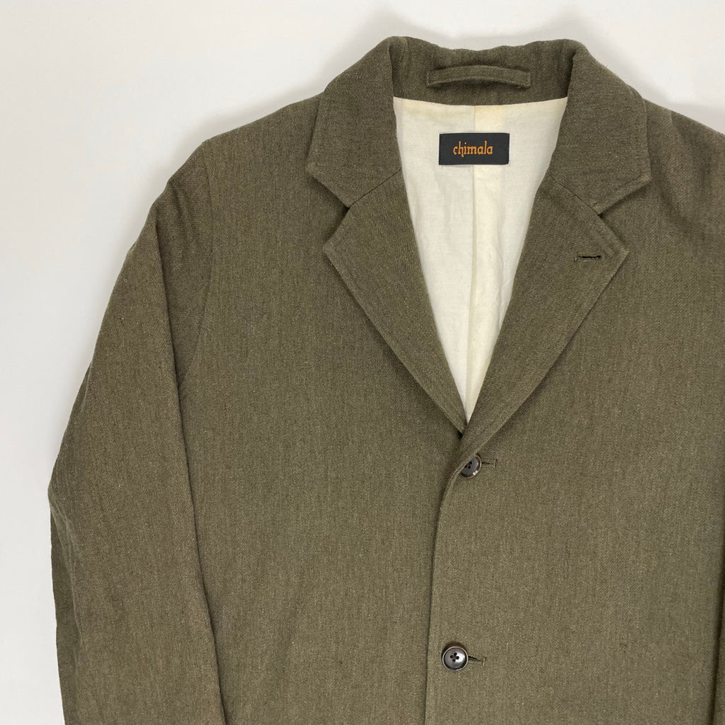 chimala チマラ / NY コットンウールツイードコート 参考定価：55,000程度 SIZE：S