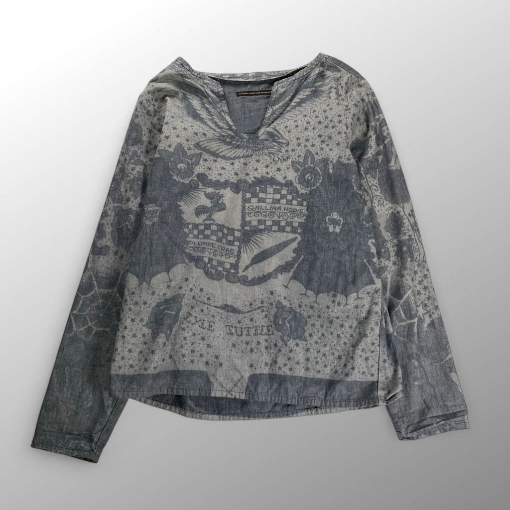 TALKING ABOUT THE ABSTRACTION トーキング アバウト ジ アブストラクション / オールオーバータトゥーシャツ 参考定価：23,000+tax SIZE:M