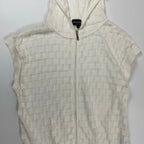 EMPORIO ARMANI エンポリオ アルマーニ / ニットフーディーベスト 参考定価：40,000程度 SIZE:L