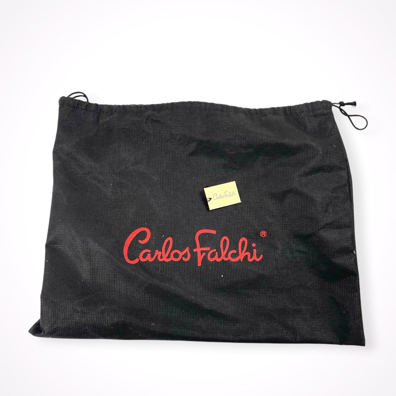 Carlos Falchi / エンボスレザーショルダーバッグ タグ付 参考定価：118,000