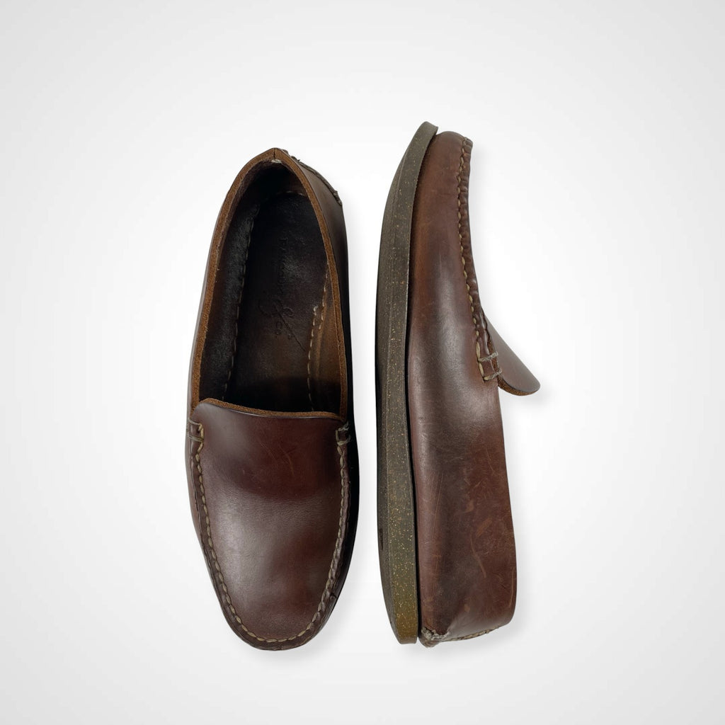 RANCOURT × BEAMS PLUS ランコート ビームスプラス / レザーローファー Collarless Venetian Loafer Chromexcel 参考定価：50,000+tax SIZE:7(実質サイズ26.5-27cm程度)