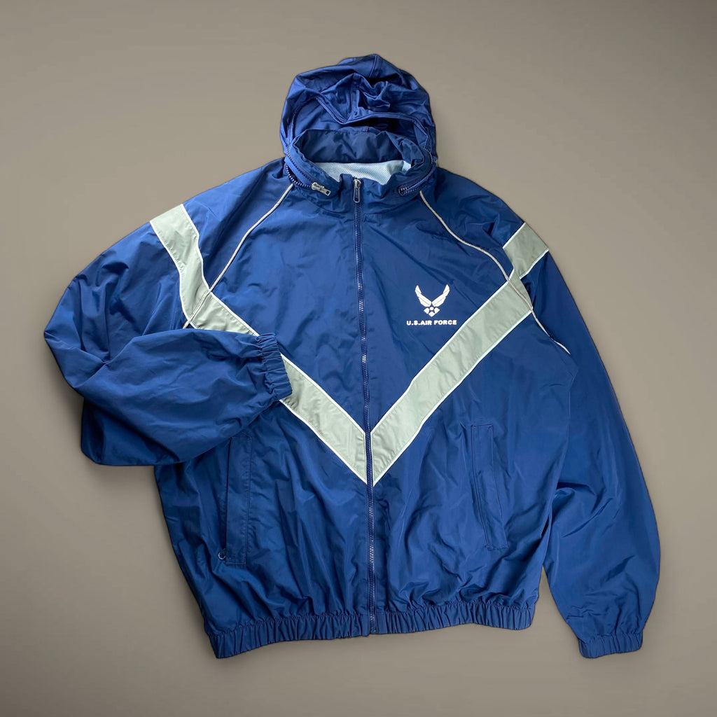 U.S.AIR FORCE PTU / トレーニングジャケット リフレクター ミリタリー キムタク着用 SIZE：X-LARGE REGULAR