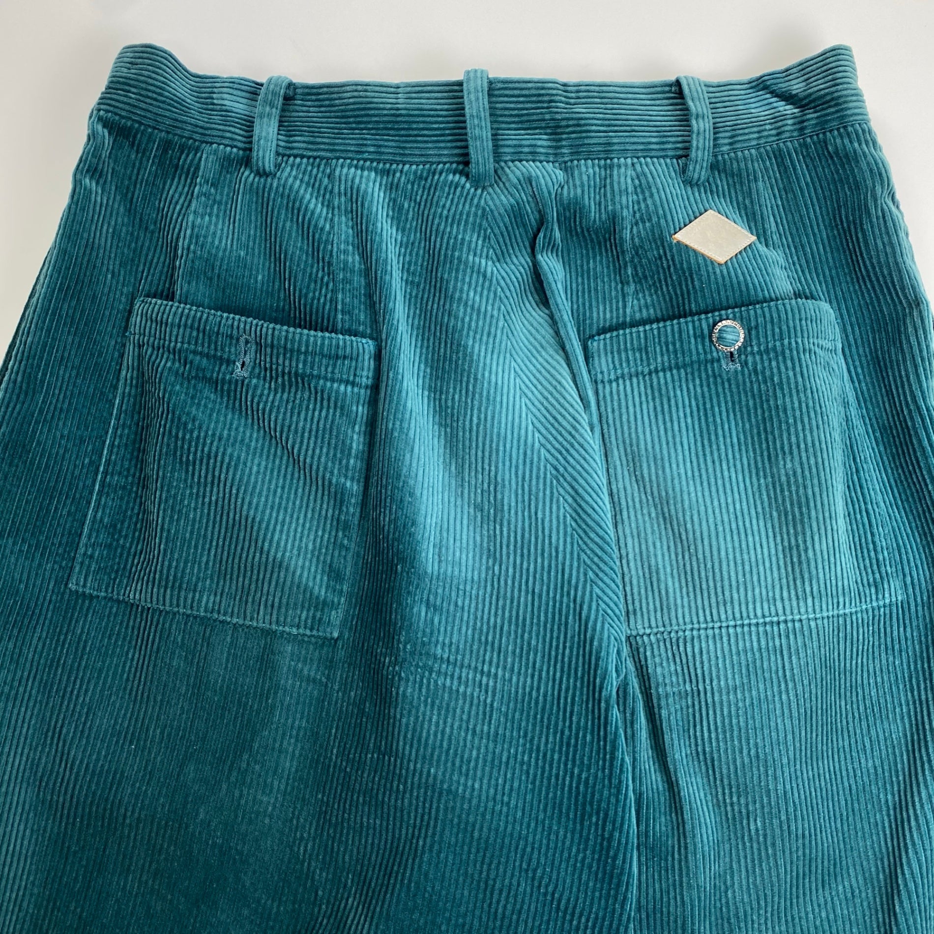 EL CONDUCTOR H × boys in the band コンダクター ボーイズインザバンド / EXCLUSIVE BIJOU CORDUROY TROUSERS 2タック コーデュロイパンツ 翡翠 SIZE:2