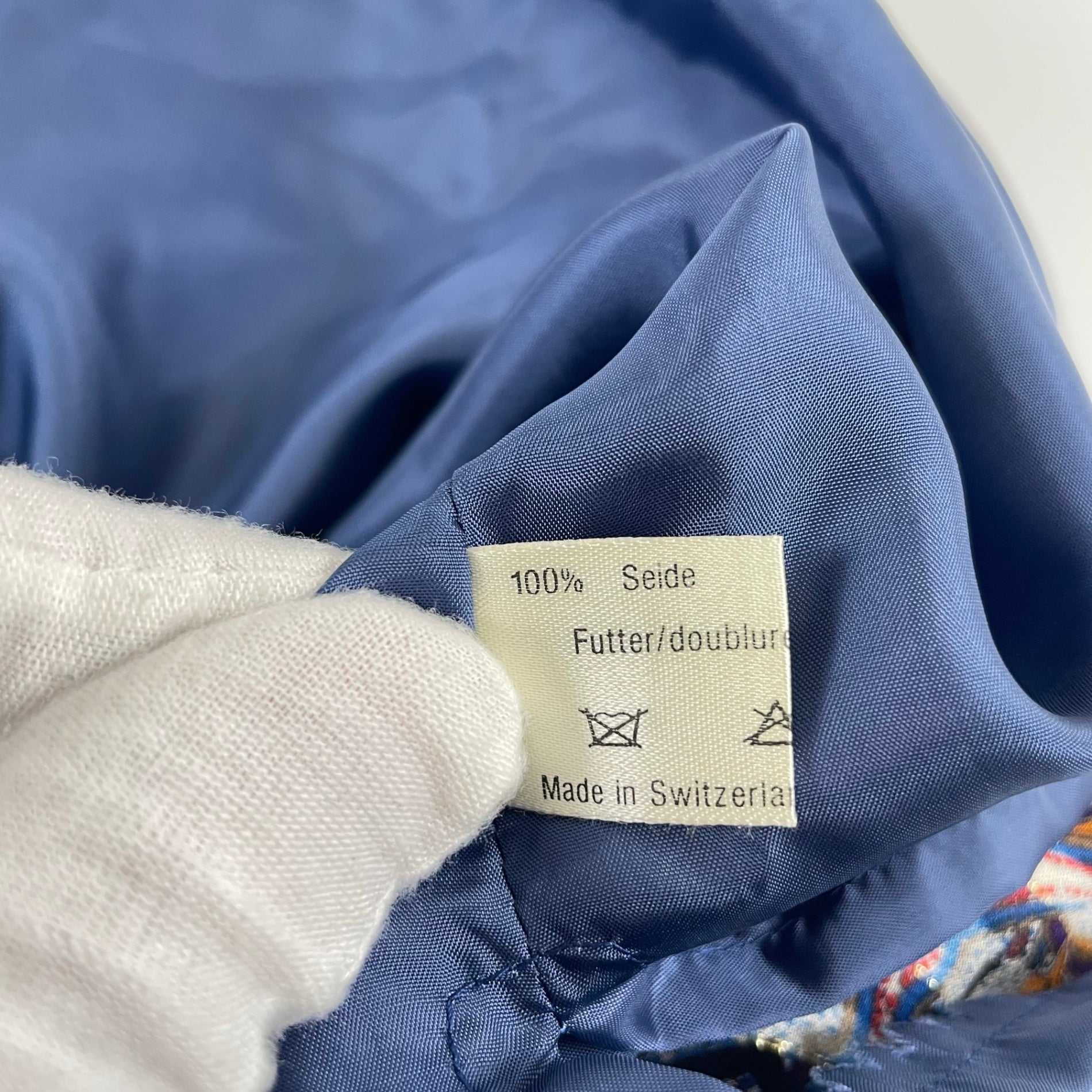 EURO VINTAGE / ヴィンテージシルクシャツワンピース SIZE：38