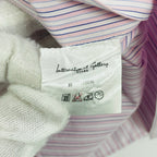 BARBA バルバ / ストライプシャツ ガゼット付 参考定価：45,000程度 SIZE:39