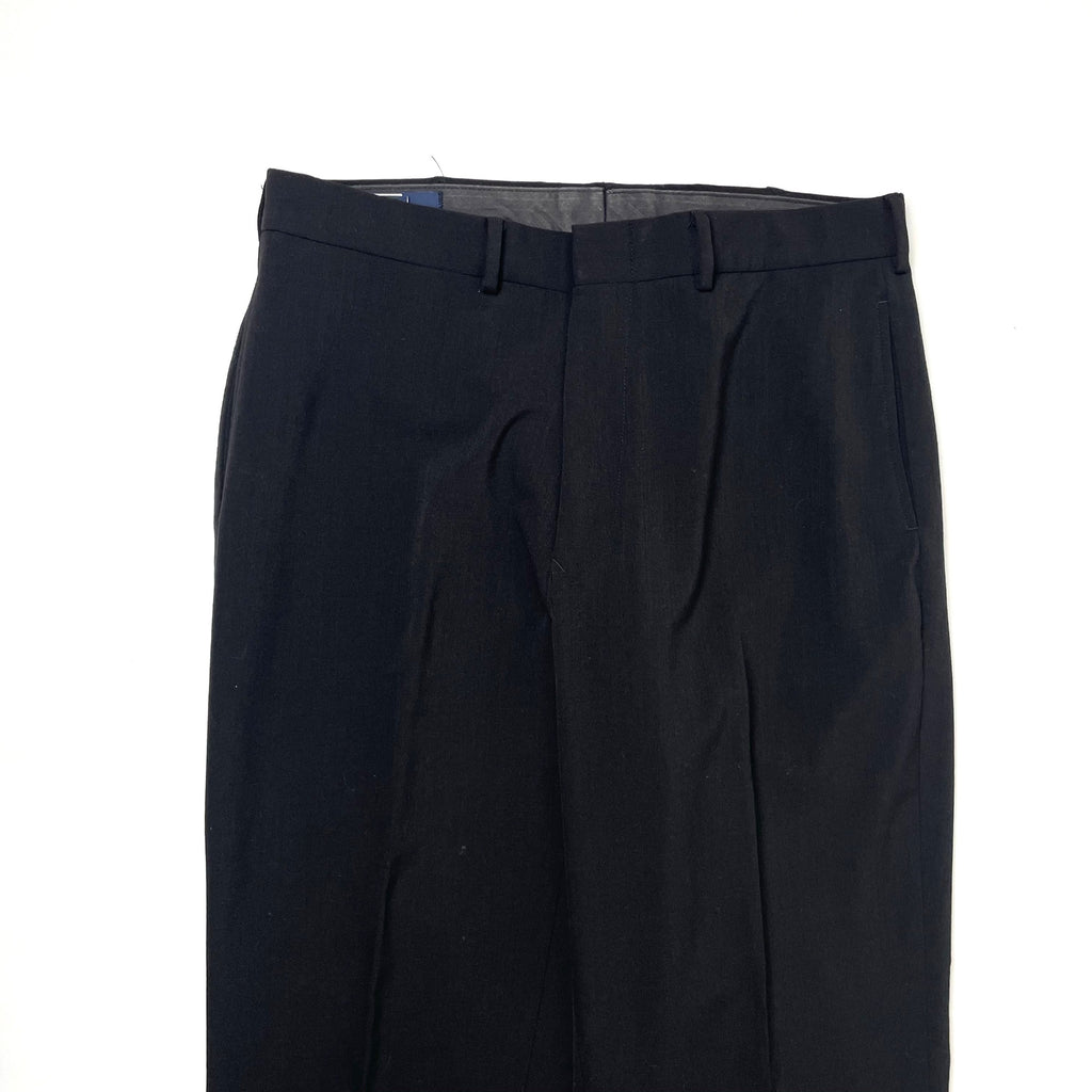 Polo by Ralph Lauren / ウール混ギャバジン スラックス ブラック SIZE:34