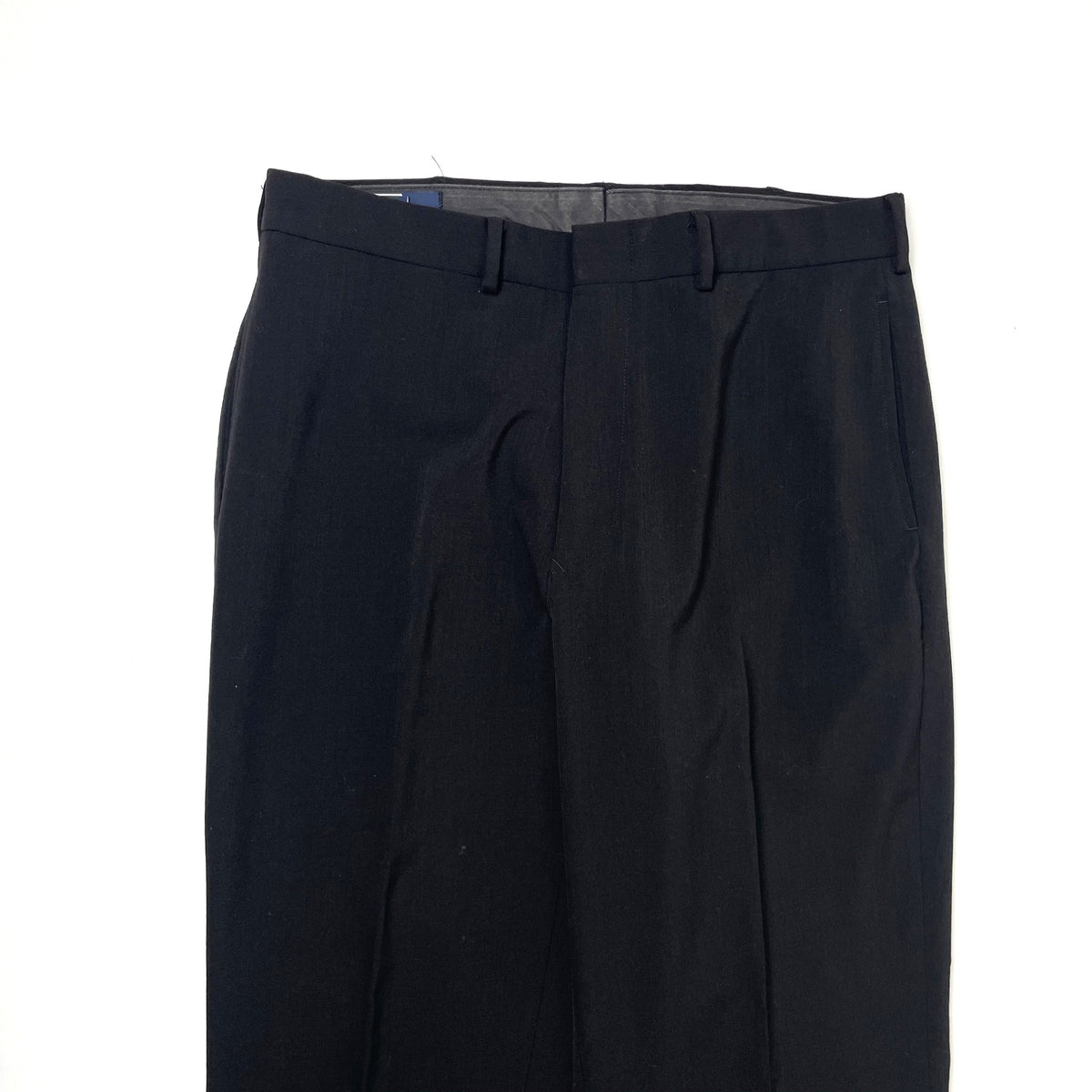Polo by Ralph Lauren / ウール混ギャバジン スラックス ブラック SIZE:34