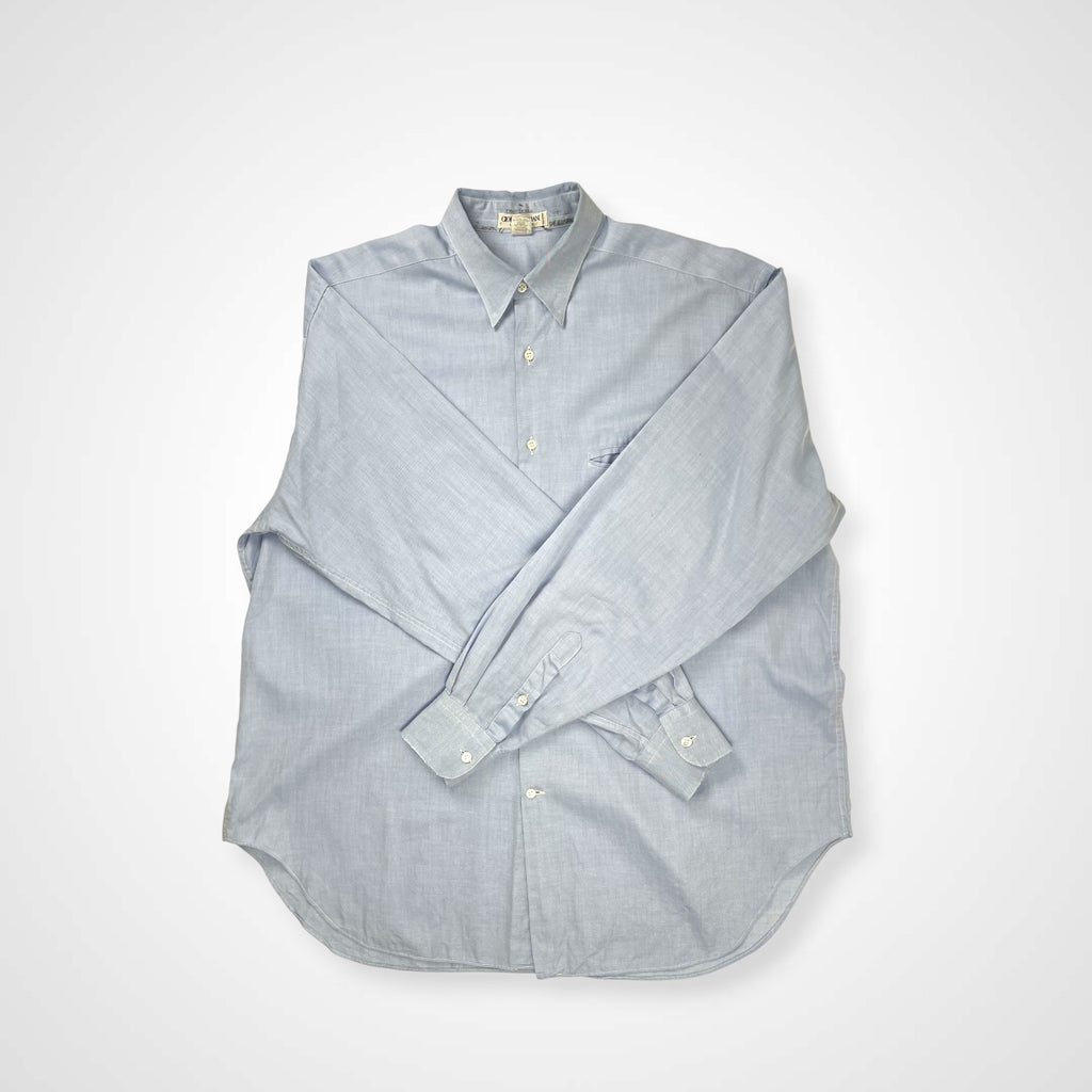 GIORGIO ARMANI LE COLLEZIONI ジョルジオアルマーニ / 80s ヴィンテージソリッドカラーシャツ SIZE：15 1/2