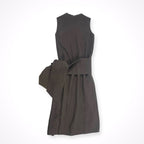 Whim Gazette / リネンノースリーブワンピース 参考定価：38,000+tax SIZE:FREE