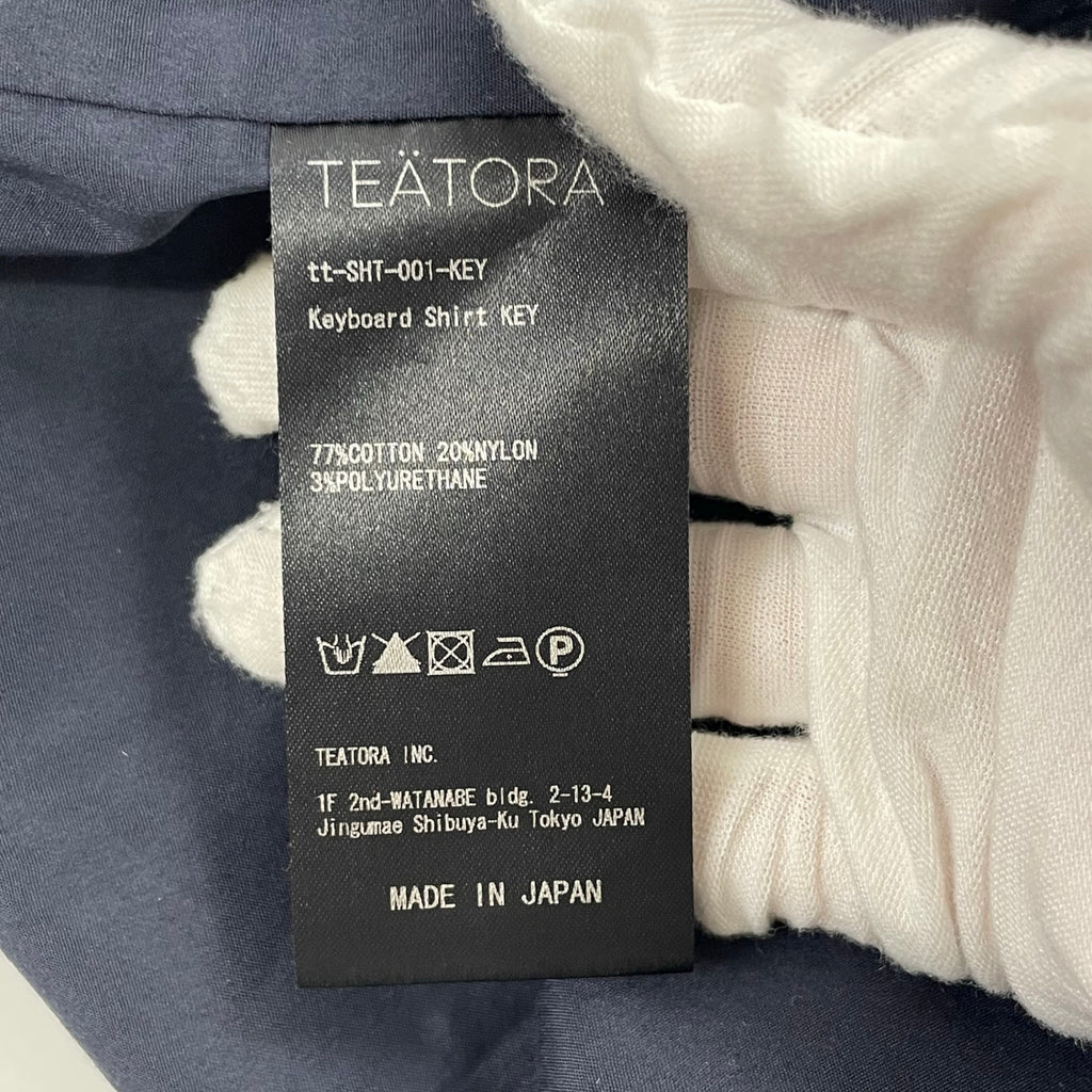 TEATORA / Keybord Shirt KEY 参考定価：34,000+tax SIZE:2
