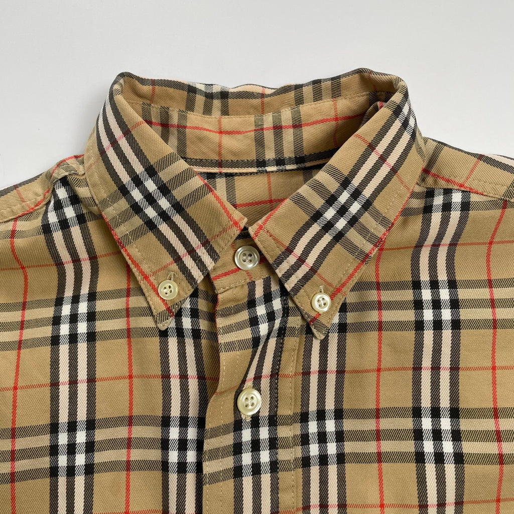 Burberrys バーバリーズ / 英国製 ボタンダウン ノヴァチェックシャツ SIZE：M