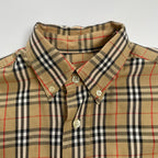 Burberrys バーバリーズ / 英国製 ボタンダウン ノヴァチェックシャツ SIZE：M