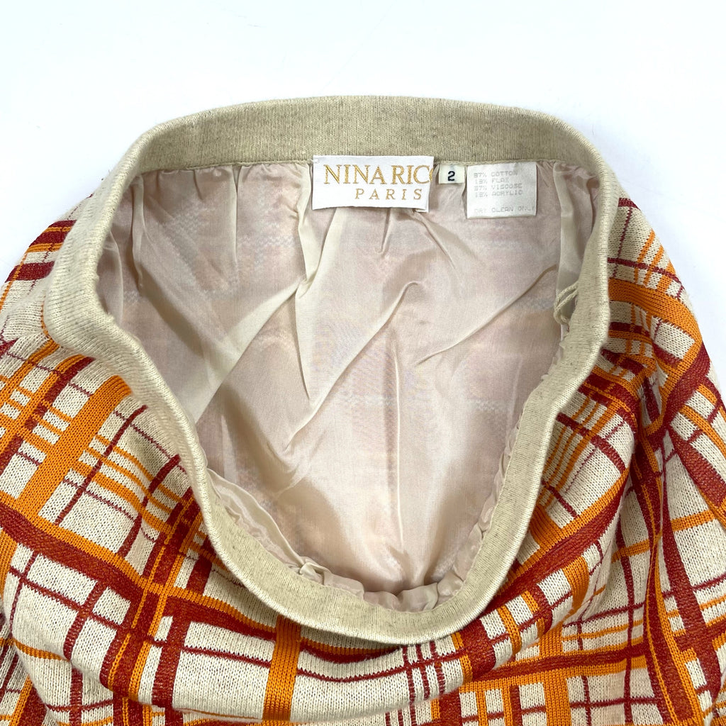 NINA RICCI / セットアップニットジャケット イタリア製 参考定価：150,000程度 SIZE:2