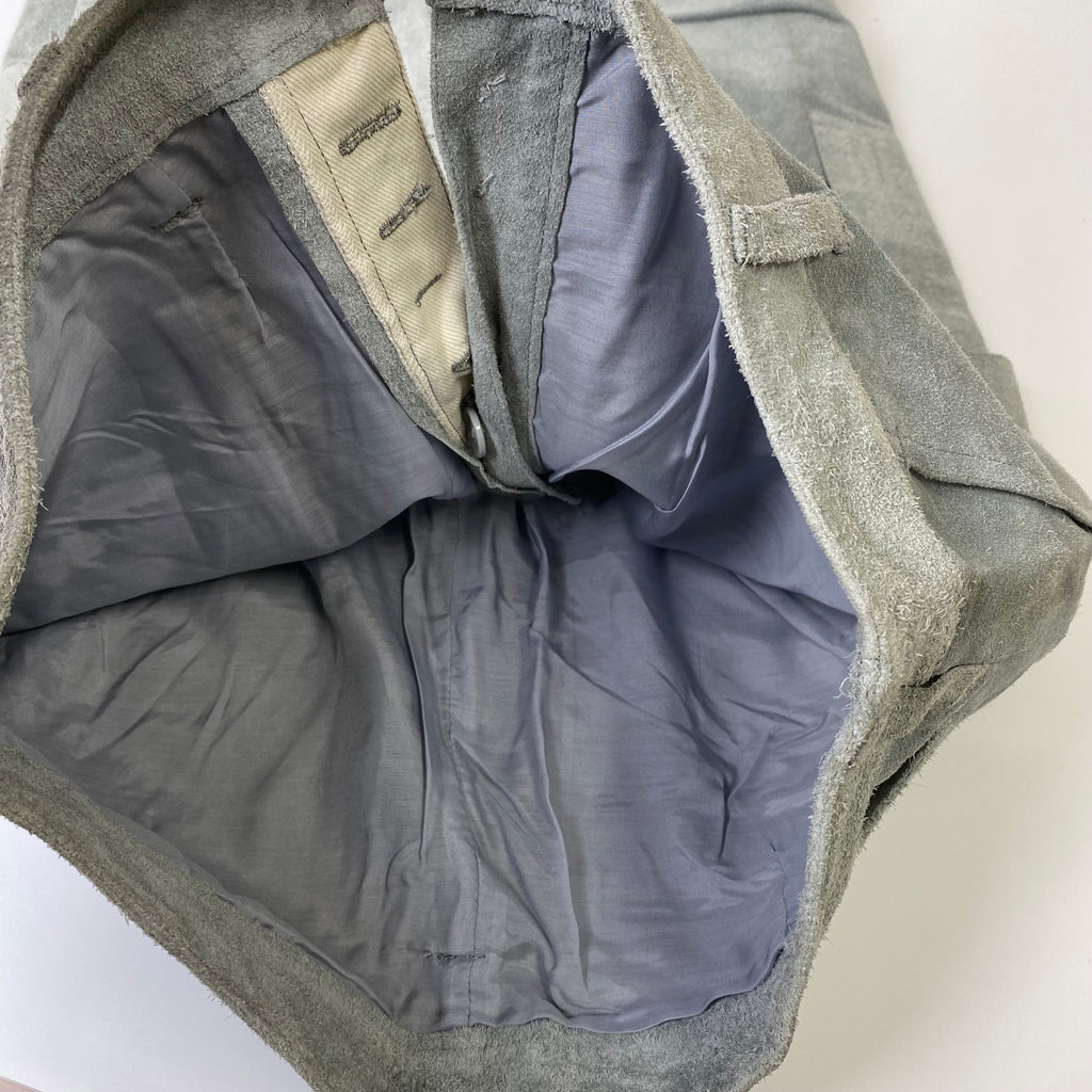 HFA 藤原ヒロシ着用モデルのサンプリング BE UNDER AGE スウェード ひざ下 ハーフパンツ