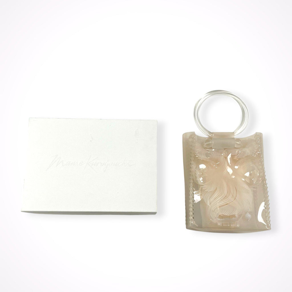 mame kurogouchi / Transparent Sculptural Mini Handbag 美品 箱付 参考定価：35,000+tax