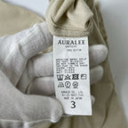 AURALEE / SEAMLESS CREW NECK TEE 参考定価：10,000程度 SIZE:3