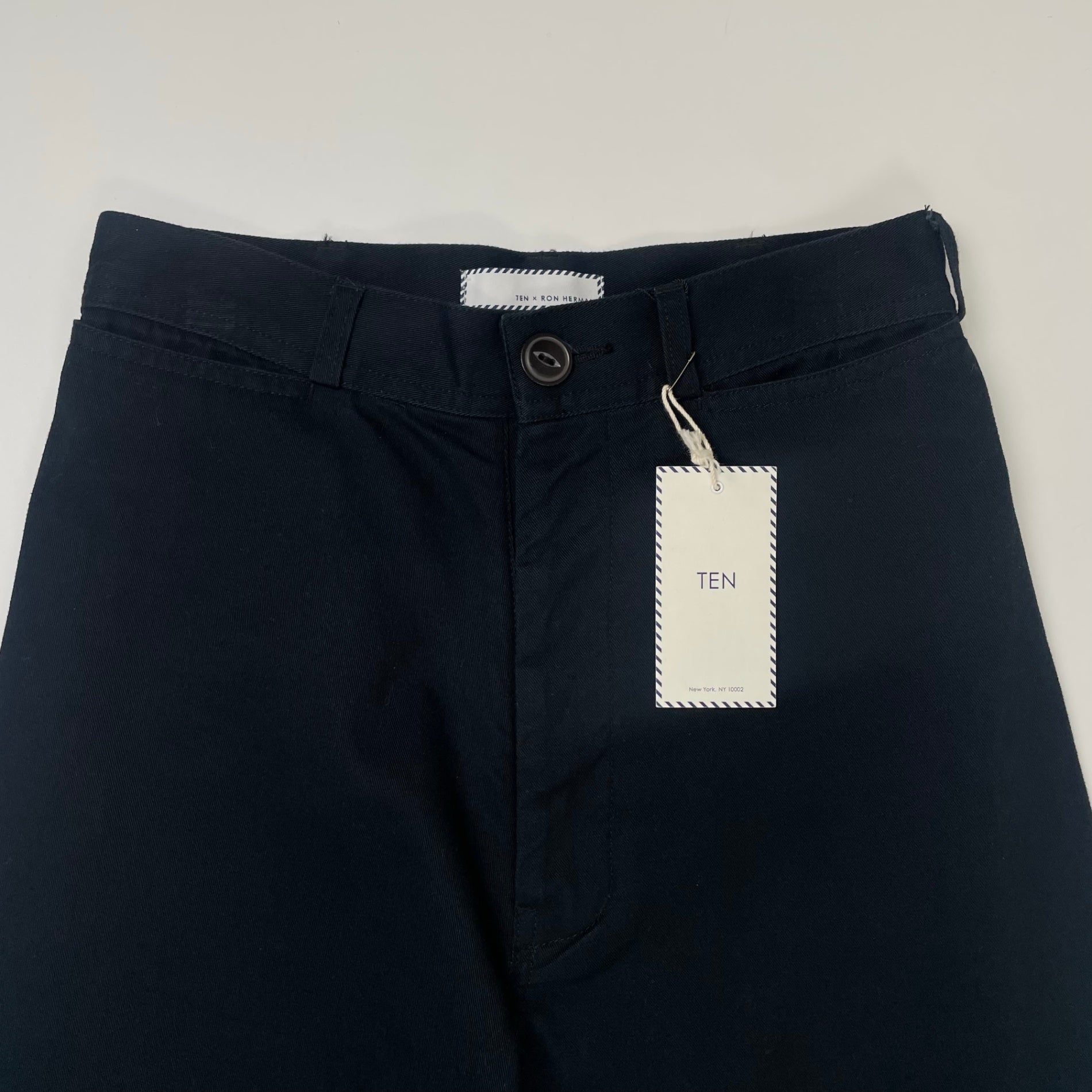 Ron Herman × TEN ロンハーマン × テン / ストレートワイドパンツ 未使用品 参考定価：30,000程度 SIZE:XS