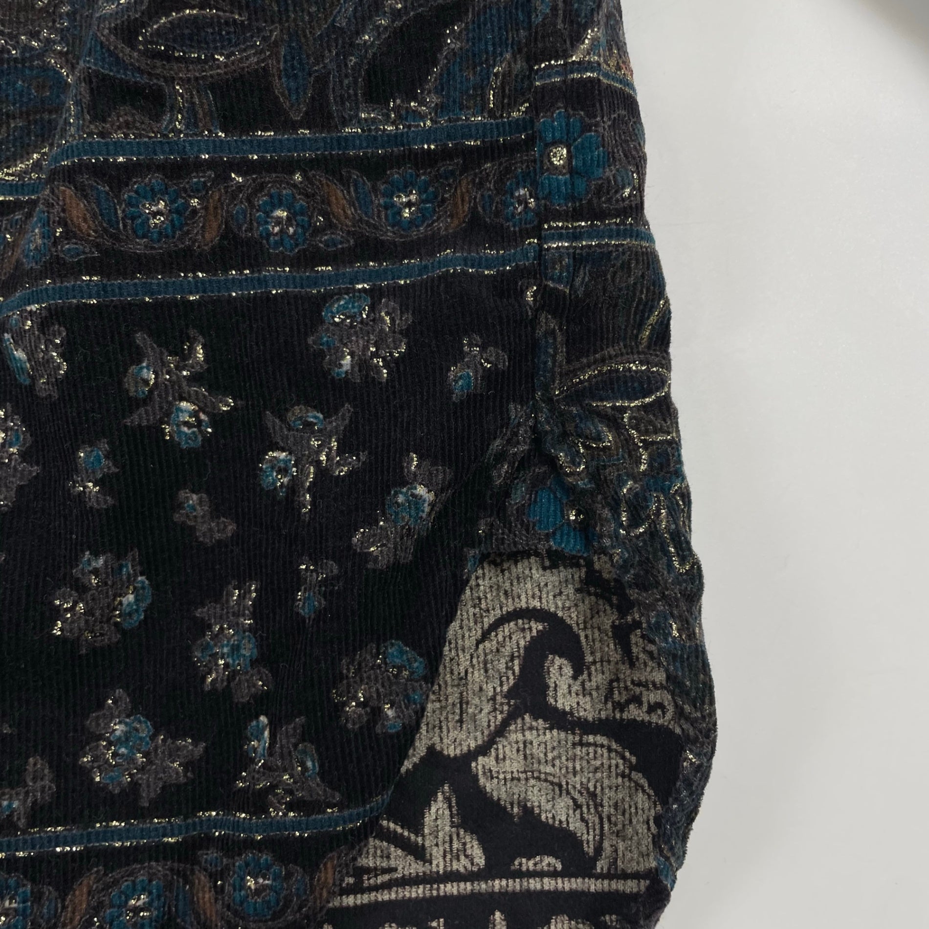 Niche. ニッチ / オリエンタル柄コーデュロイシャツ 参考定価：20,000程度 SIZE：XL