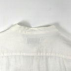 AGLINI / リネンシバンドカラーシャツ 参考定価：30,000程度 SIZE:40