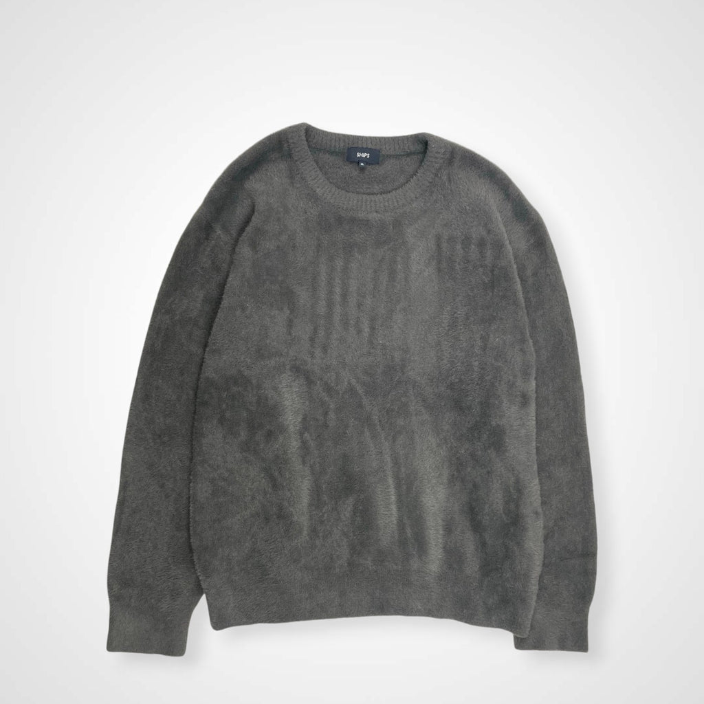 SHIPS シップス / フェザーヤーンクルーネックニット 参考定価：10,000+tax