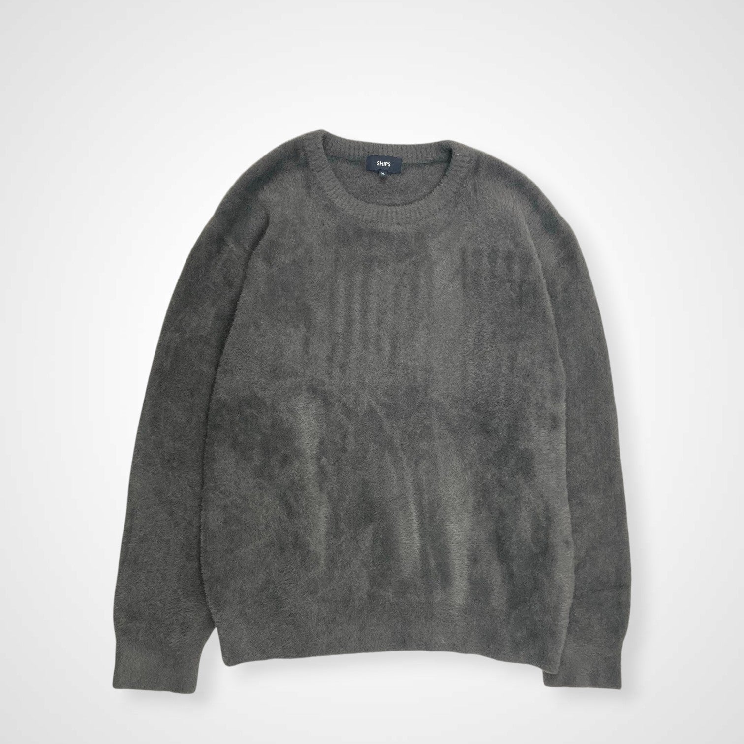 SHIPS シップス / フェザーヤーンクルーネックニット 参考定価：10,000+tax