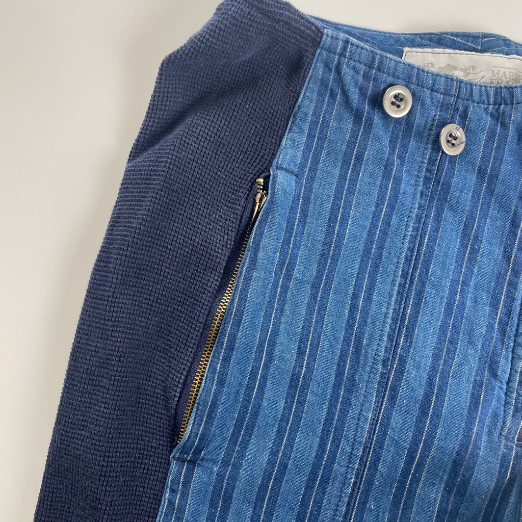 MARITHE + FRANCOIS GIRBAUD マリテフランソワジルボー / 80s VINTAGE 変形ギミックパンツ デニム×サーマル SIZE:36