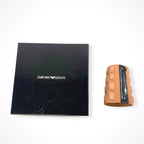 EMPORIO ARMANI / ビジューカフブレスレット レザー 参考定価：55,000程度