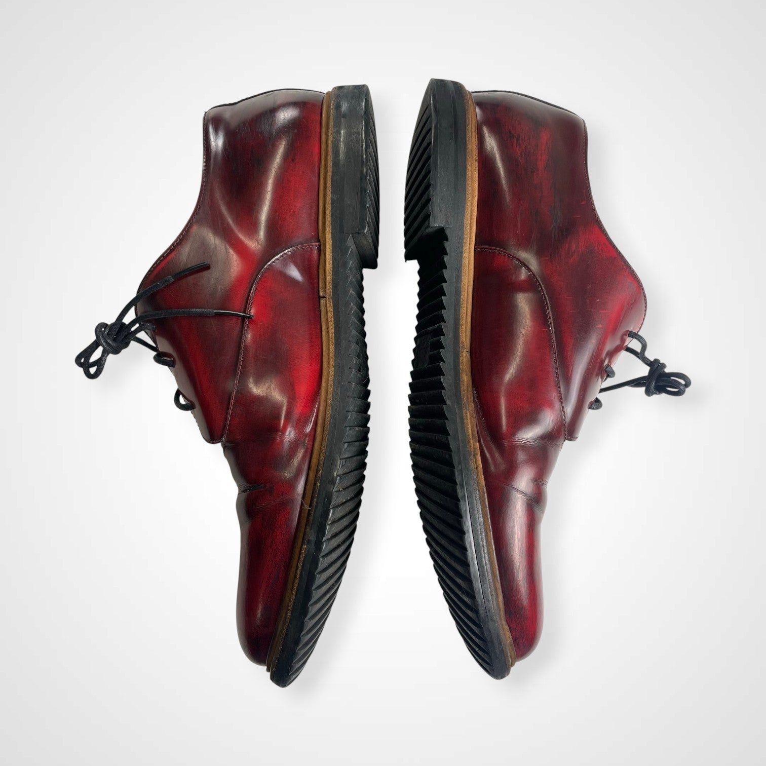 MM6 Maison Martin Margiela メゾンマルタンマルジェラ / シャドー加工 ダービーシューズ MADE IN ITALY SIZE:39(24.5cm程度)