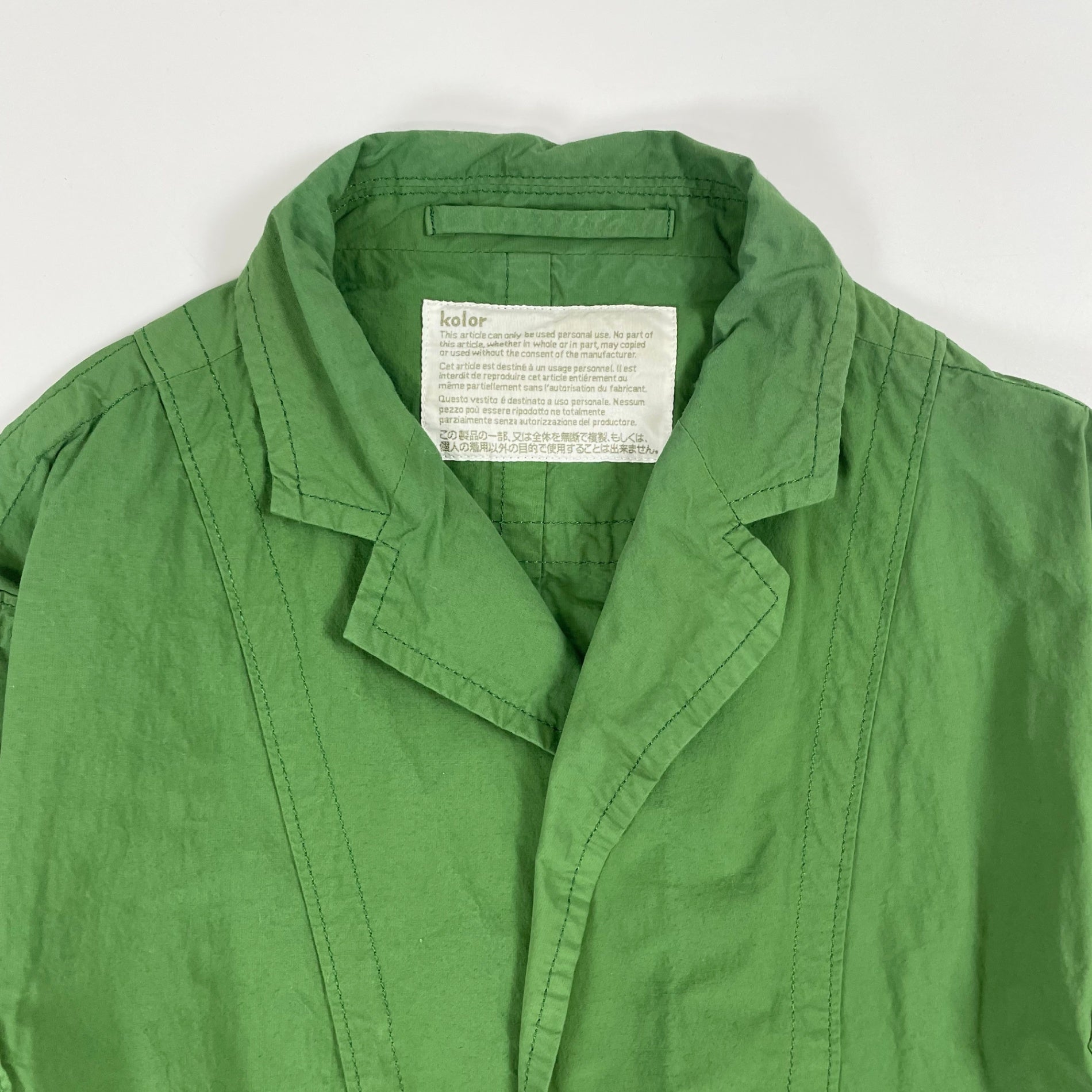 kolor / Velor Switching Nylon Jacket 参考定価：70,000程度 SIZE:1