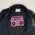 Livll.o リブルオー / 「ラジカセ」パッチワークジャケット MADE IN ITALY SIZE:XS-S程度