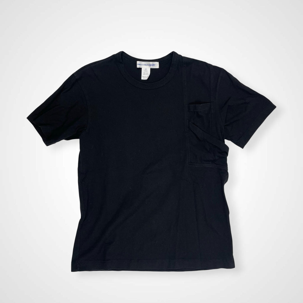 COMME des GARCONS SHIRT コムデギャルソンシャツ / メニーポケットTEE ブラック 参考定価：20,000程度 SIZE：S
