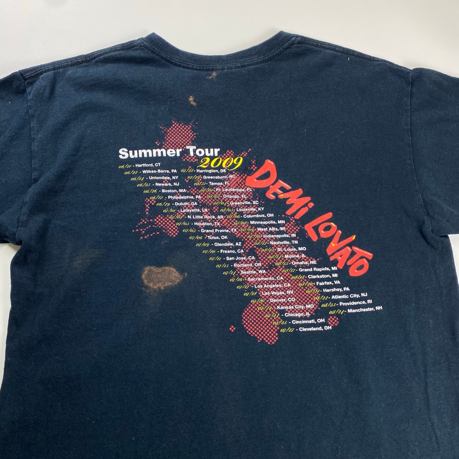 【レディース古着】 GILDAN ギルダン / 古着 バンドTEE レディース DEMI LOVATO SIZE:M