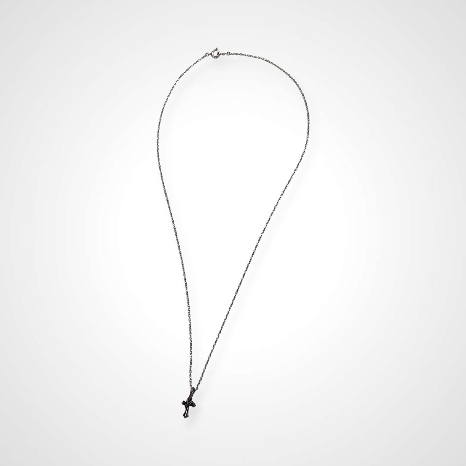 JUSTIN DAVIS ジャスティンデイビス / スモール クロスクラウン ネックレス チェーン50cm