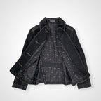 SONIA by SONIA RYKIEL ソニア バイ ソニアリキエル / ビッグボタン タイトデニムジャケット 参考定価：40,000程度 SIZE:40