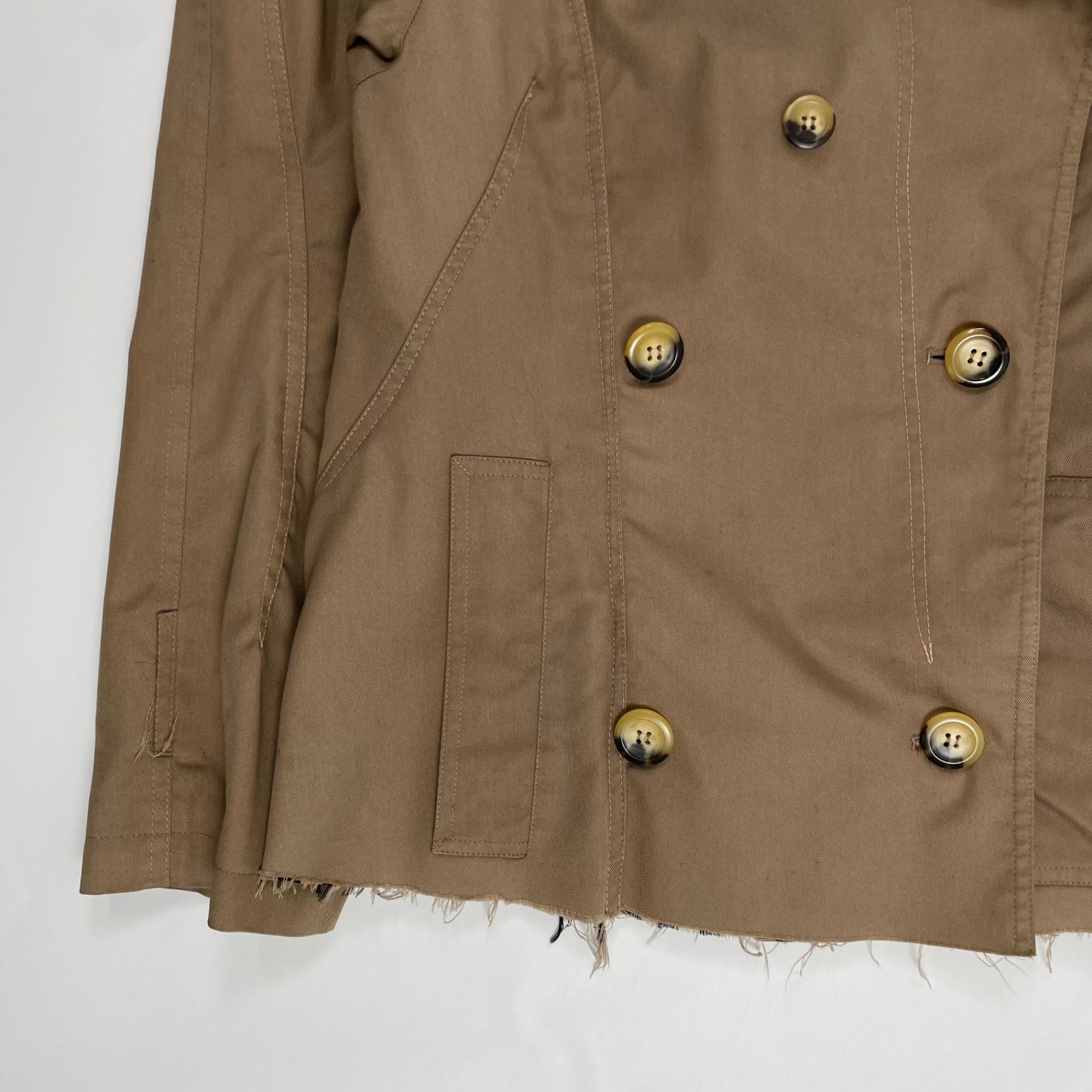 collection PRIVEE? コレクションプリヴェ / Burberry再構築ショートトレンチコート H.P FRANCE取扱い 参考定価：120,000程度 SIZE：M