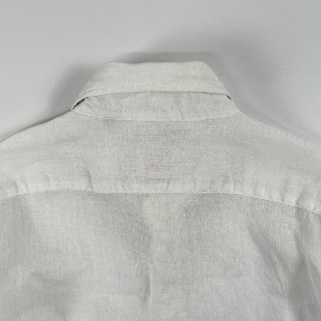 R95TH / マチ付リネンシャツ 参考定価：17,000程度 SIZE:S